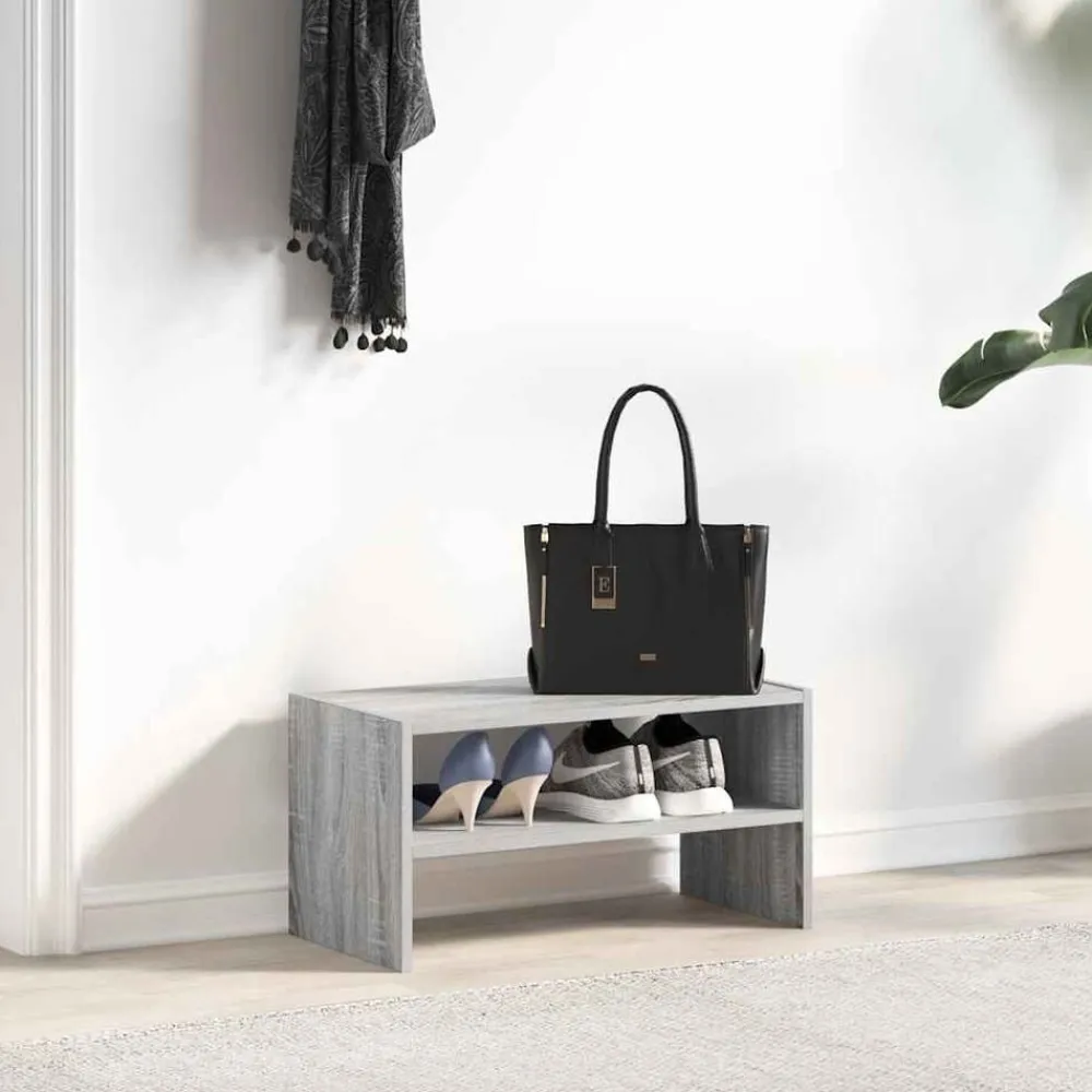 vidaXL Productos Del Hogar-Zapatero apilable 60x30x30,5 cm