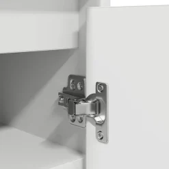 vidaXL Zapatero 29,5x34x76 cm madera de ingeniería Blanco Hot