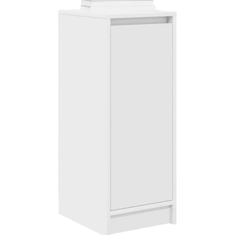 vidaXL Zapatero 29,5x34x76 cm madera de ingeniería Blanco Hot