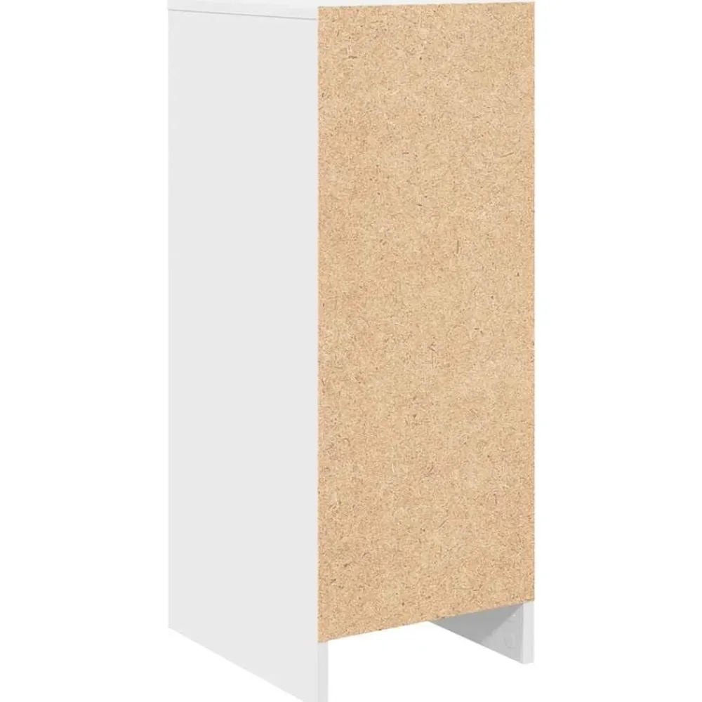vidaXL Zapatero 29,5x34x76 cm madera de ingeniería Blanco Hot