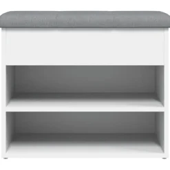 vidaXL Zapatero 62x32x50 cm madera de ingeniería Blanco Best