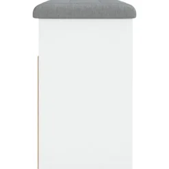vidaXL Zapatero 62x32x50 cm madera de ingeniería Blanco Best