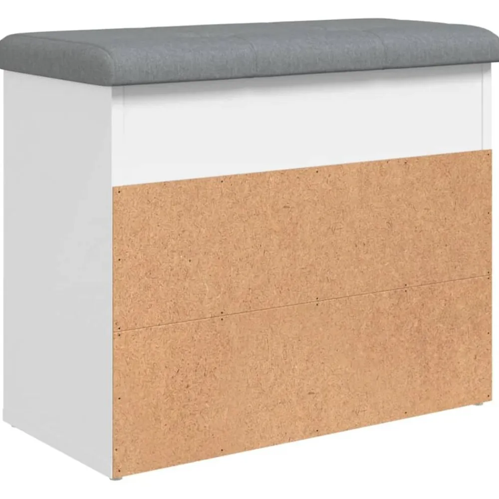 vidaXL Zapatero 62x32x50 cm madera de ingeniería Blanco Best