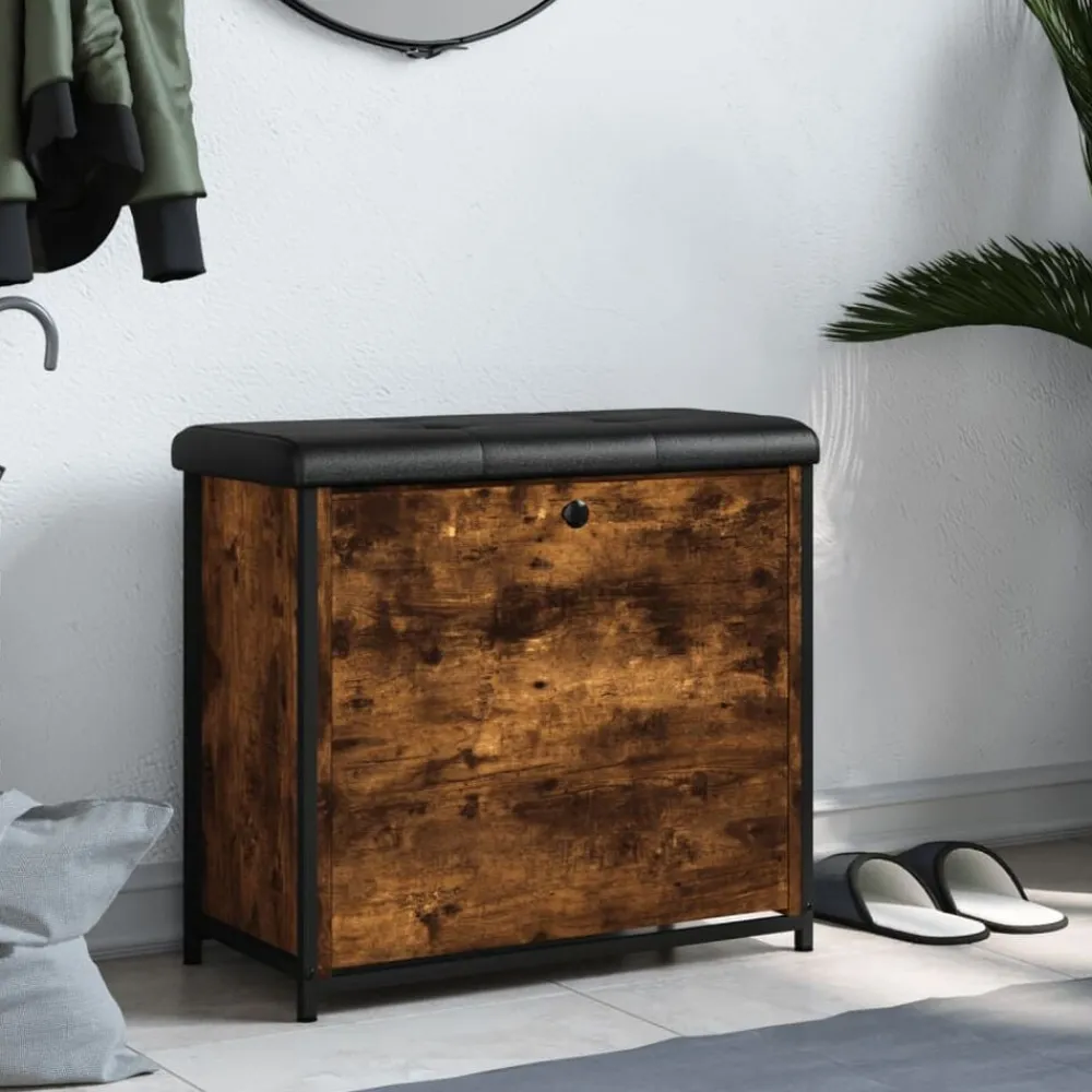 vidaXL Bancos-Zapatero con cajón abatible 62x32x56 cm
