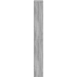 vidaXL Productos Del Hogar-Zapatero con espejo 4 niveles 63x17x134 cm
