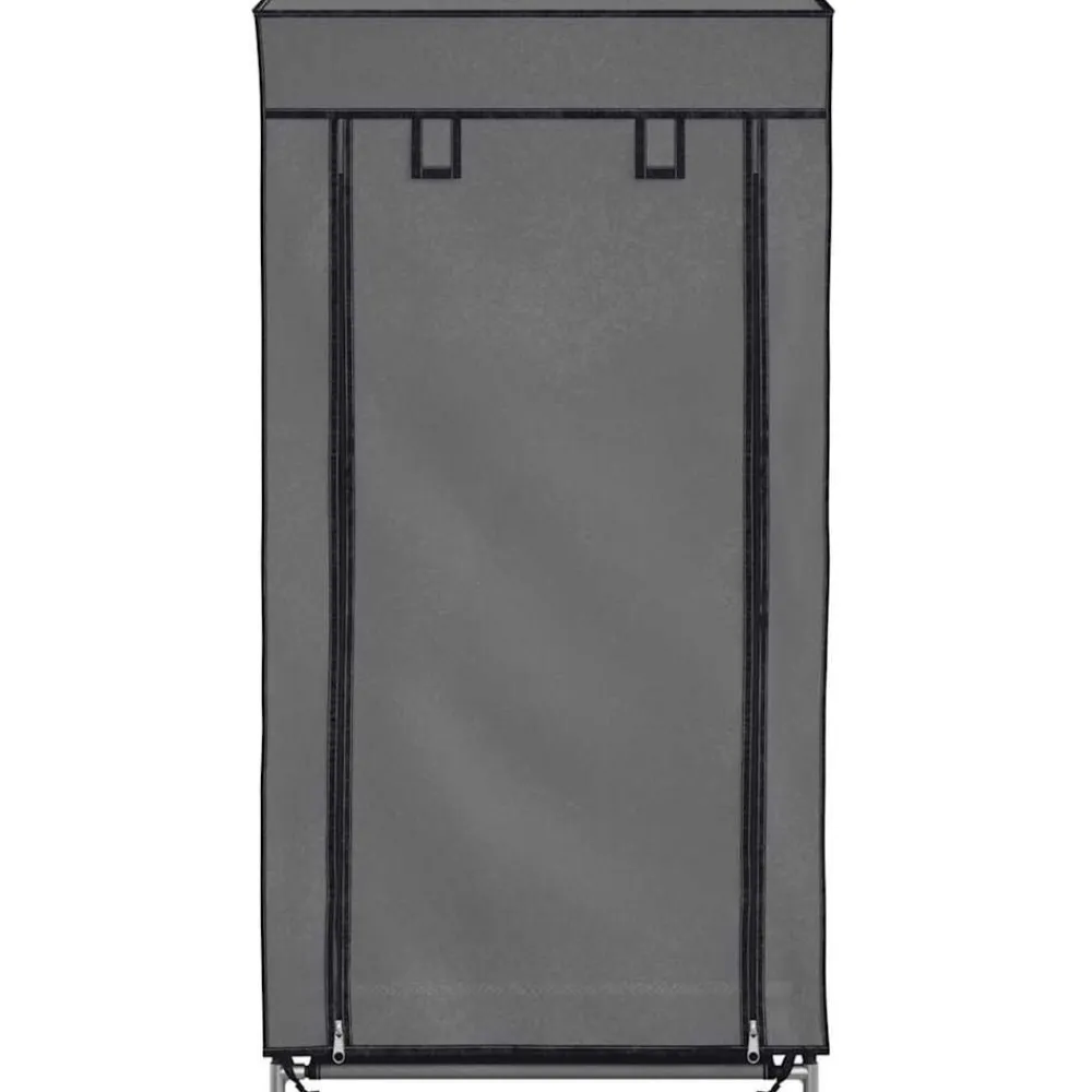 vidaXL Productos Del Hogar-Zapatero con funda de tela 58x28x106 cm