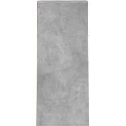 vidaXL Zapatero de contrachapada gris hormigón 60x35x84 cm Gris hormigón Best