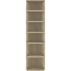 vidaXL Zapatero de ingeniería 27,5x27x102cm Roble Sonoma Best