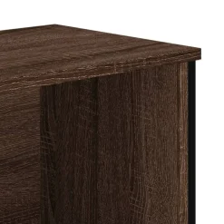vidaXL Zapatero de madera de ingeniería marrón roble 90x38x45,5 cm Marrón roble Outlet