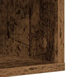 vidaXL Zapatero de madera ingeniería 54x34x183cm Madera antigua New