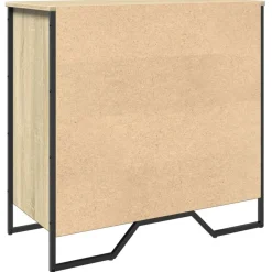 vidaXL Zapatero de madera de ingeniería 80x38x78 cm Roble Sonoma