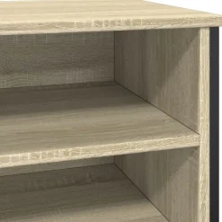 vidaXL Zapatero de madera de ingeniería 80x38x78 cm Roble Sonoma