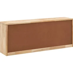 vidaXL Productos Del Hogar-Zapatero de madera maciza de nogal 94x20x38 cm
