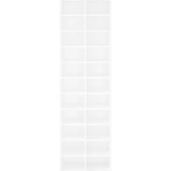 vidaXL Zapatero de madera contrachapada 54x34x183 cm Blanco Hot