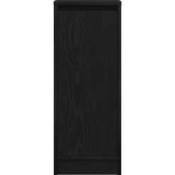 vidaXL Zapatero de madera de 29,5x34x76 cm Roble negro Sale