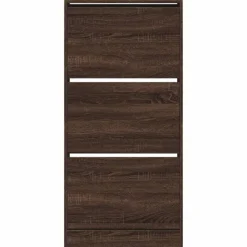 vidaXL Productos Del Hogar-Zapatero de madera de ingeniería roble Sonoma 60x21x125,5 cm