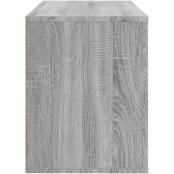 vidaXL Zapatero de madera contrachapada 80x35x45 cm Gris sonoma Clearance