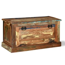 vidaXL Zapatero de madera maciza reciclada Best