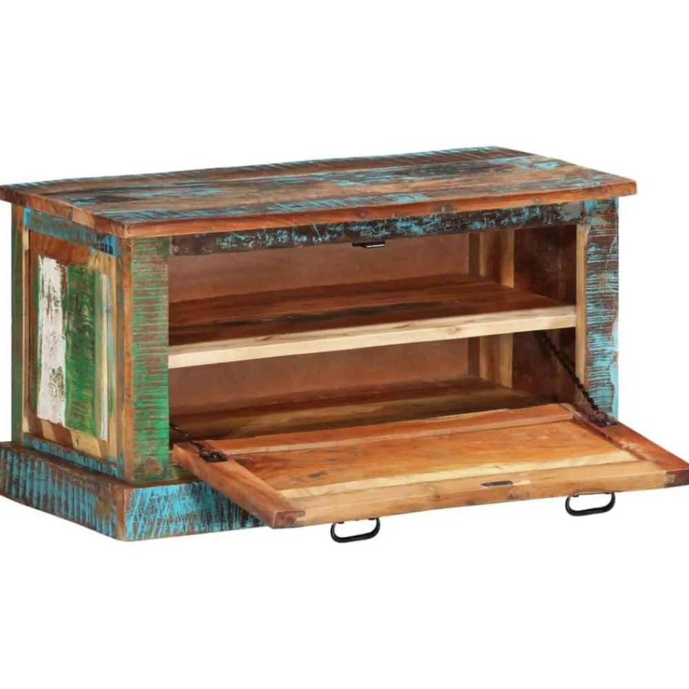 vidaXL Zapatero de madera maciza reciclada Best