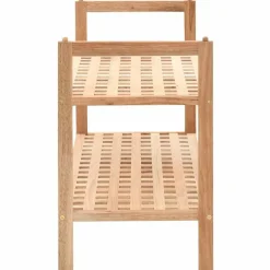 vidaXL Zapatero de madera maciza de nogal 69x26x40 cm Hot