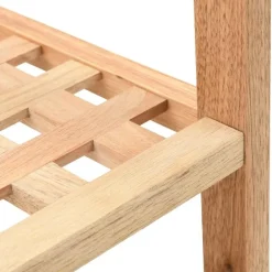 vidaXL Zapatero de madera maciza de nogal 69x26x40 cm Hot