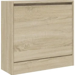 vidaXL Productos Del Hogar-Zapatero de madera de ingeniería 60x21x57 cm