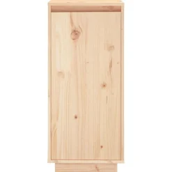 vidaXL Productos Del Hogar-Zapatero de madera maciza de pino 35x35x80 cm