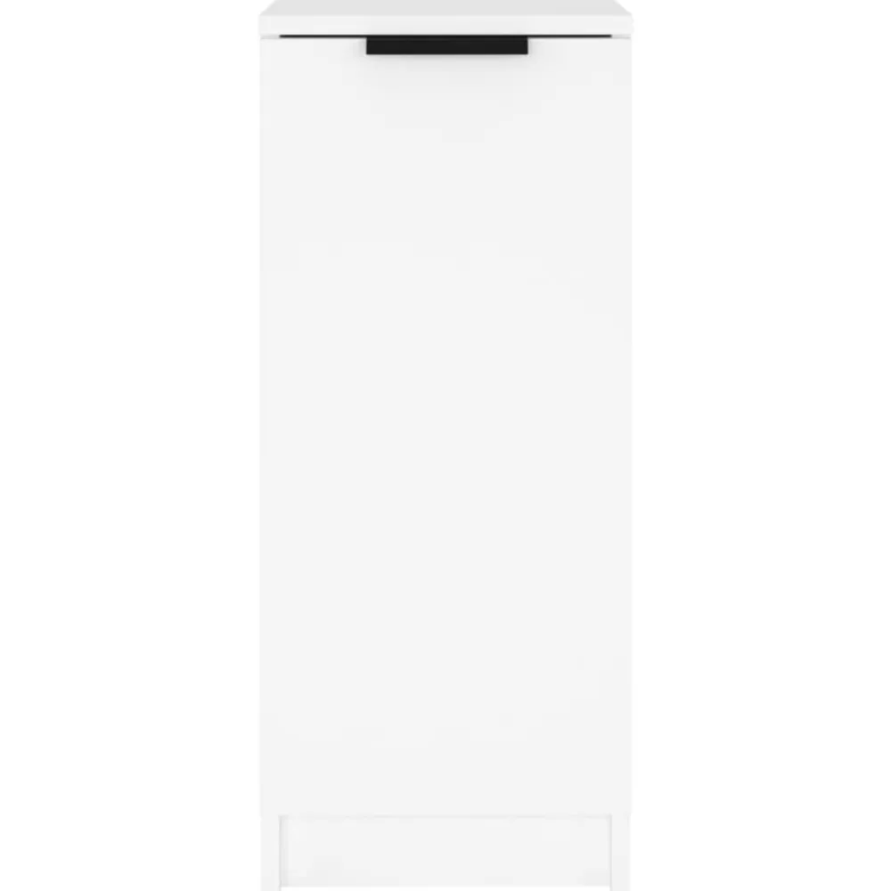 vidaXL Zapatero de madera contrachapada 30x35x70 cm Blanco Discount