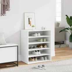 vidaXL Productos Del Hogar-Zapatero de madera contrachapada 60x35x70 cm