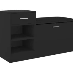 vidaXL Productos Del Hogar-Zapatero de madera de ingeniería 94,5x31x57 cm