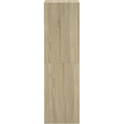 vidaXL Productos Del Hogar-Zapatero de madera de ingeniería 60x34x116 cm