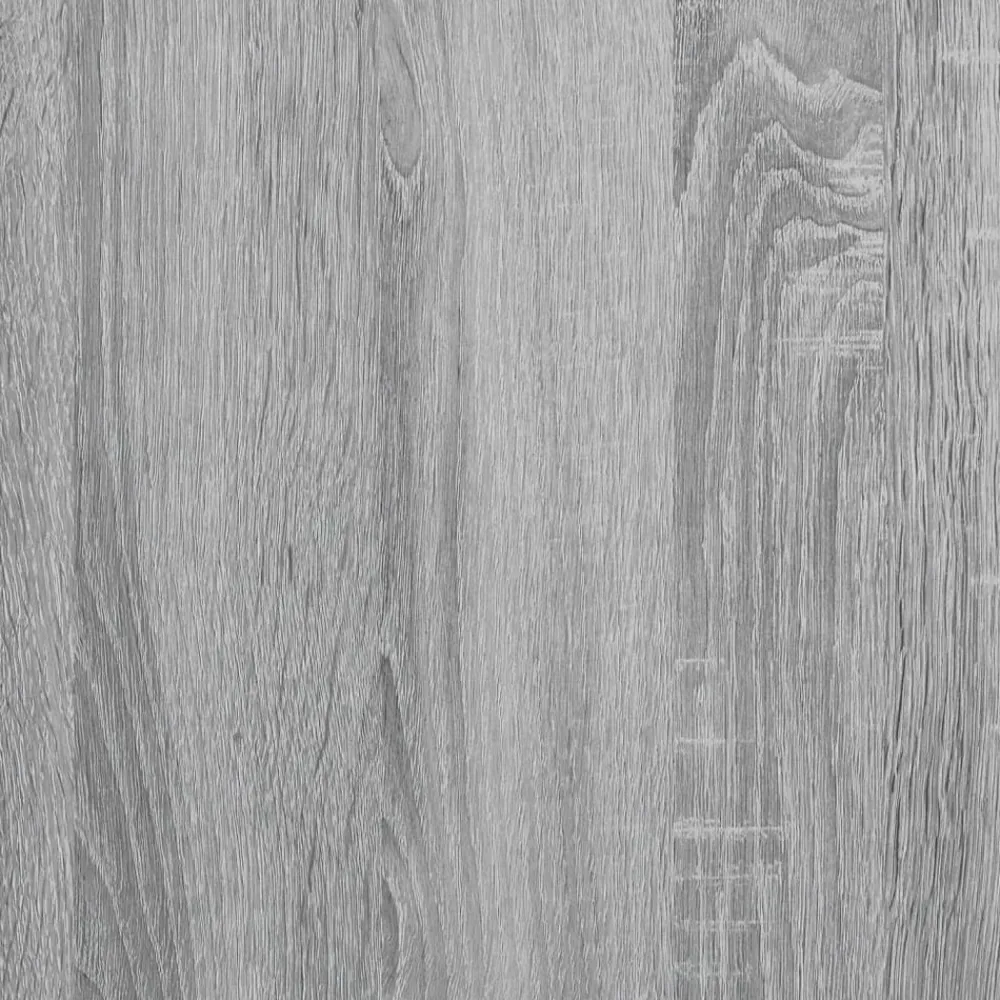 vidaXL Zapatero de madera de ingeniería 60x34x116 cm Gris sonoma New