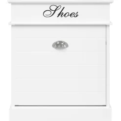 vidaXL Productos Del Hogar-Zapatero de madera de Paulownia 50x28x58 cm