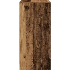 vidaXL Productos Del Hogar-Zapatero de madera vieja 57x34x76 cm Madera de ingeniería