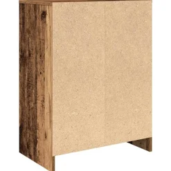 vidaXL Productos Del Hogar-Zapatero de madera vieja 57x34x76 cm Madera de ingeniería