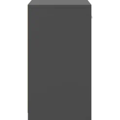 vidaXL Zapatero de madera de ingeniería 94,5x31x57 cm Gris Clearance