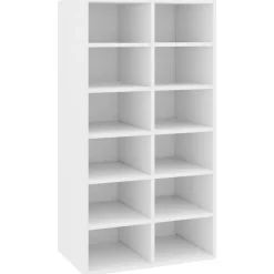 vidaXL Productos Del Hogar-Zapatero de madera contrachapada 54x34x100,5 cm
