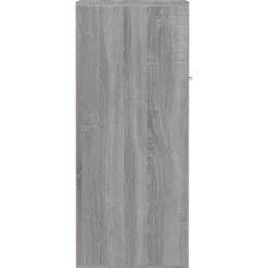 vidaXL Zapatero de madera contrachapada 60x35x84 cm Gris sonoma Outlet