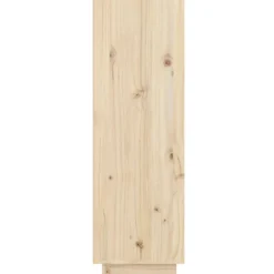 vidaXL Zapatero de madera maciza de pino 60x34x105 cm Natural Online