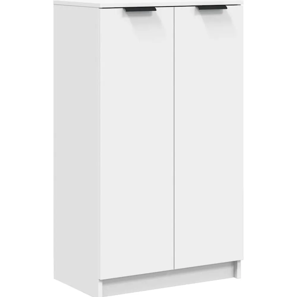 vidaXL Zapatero de madera contrachapada 59x35x100,5 cm Blanco Discount
