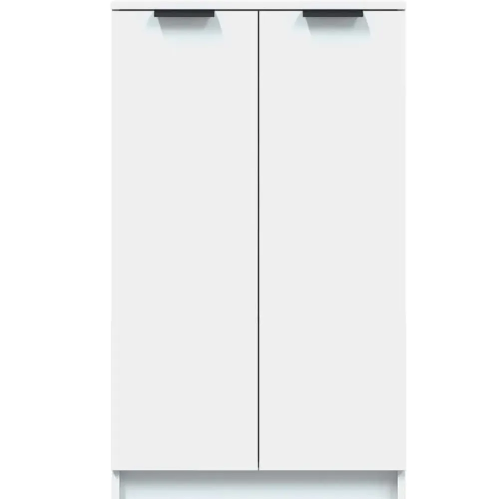 vidaXL Zapatero de madera contrachapada 59x35x100,5 cm Blanco Discount