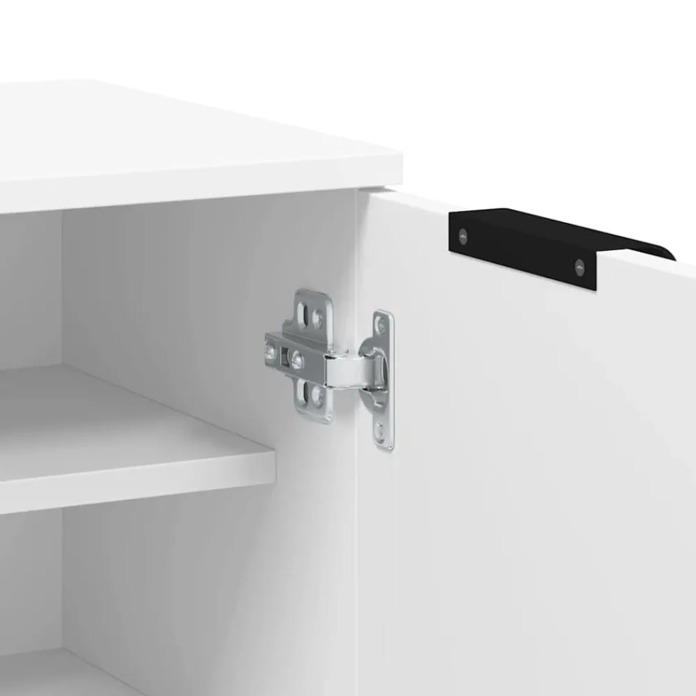 vidaXL Zapatero de madera contrachapada 59x35x100,5 cm Blanco Discount