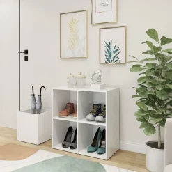 vidaXL Productos Del Hogar-Zapatero de recibidor madera contrachapada 105x35,5x70cm