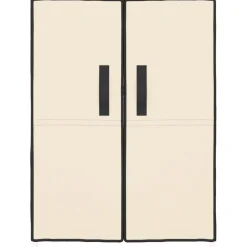 vidaXL Zapatero de tela 60x28x90 cm Crema Best