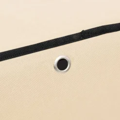 vidaXL Zapatero de tela 60x28x90 cm Crema Best