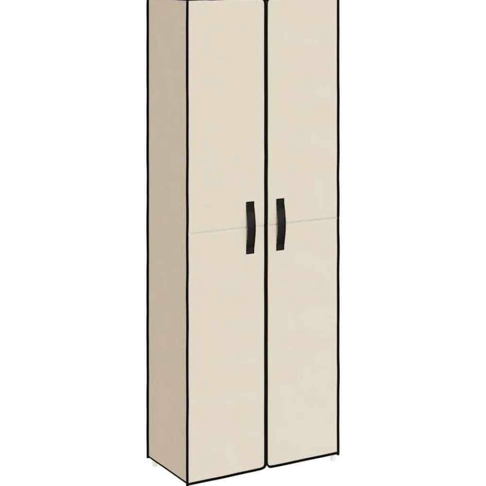 vidaXL Productos Del Hogar-Zapatero de tela 60x30x166 cm