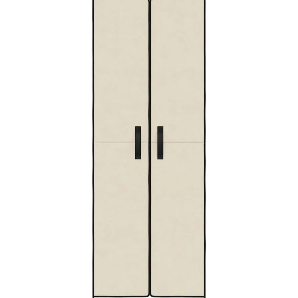 vidaXL Productos Del Hogar-Zapatero de tela 60x30x166 cm