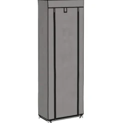 vidaXL Productos Del Hogar-Zapatero de tela con funda 57x29x162 cm