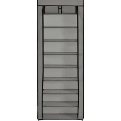 vidaXL Productos Del Hogar-Zapatero de tela con funda 57x29x162 cm
