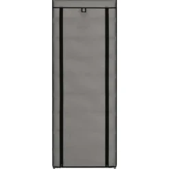 vidaXL Productos Del Hogar-Zapatero de tela con funda 57x29x162 cm